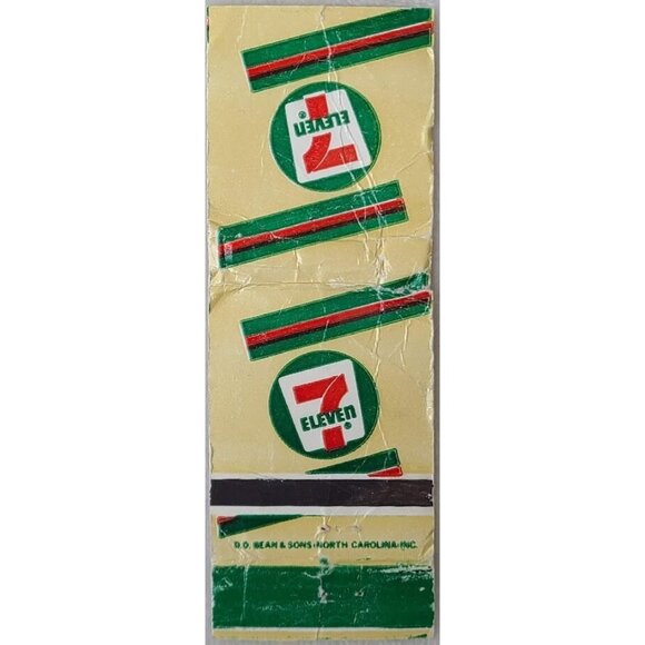 Vtg Matchbook Cover 7 Eleven Convenience Stores Where The Good Things Come Easy - Picture 1 of 5
